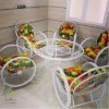 میز و صندلی فلزی باغی مدل گلبرگ