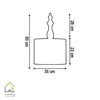 Aram A7020/05 Hanging Light