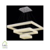 لوستر مدرن LED مربع سه طبقه ابعاد 405060