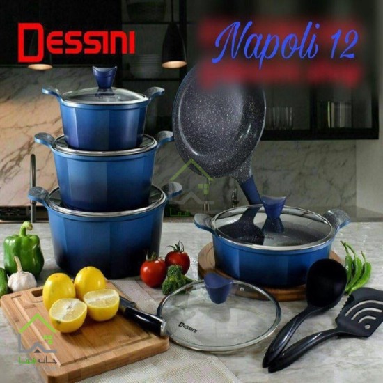 سرویس پخت و پز 12 پارچه دسینی مدل ناپولی