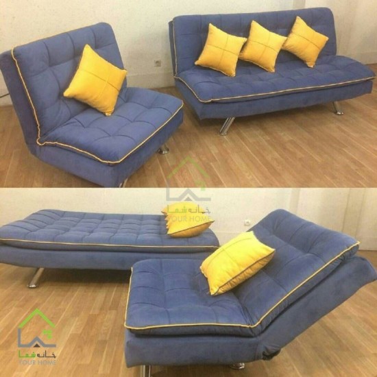 مبل تختخوابشو سه حالته