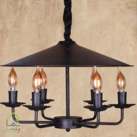 آویز چتری لوستر 6 شعله