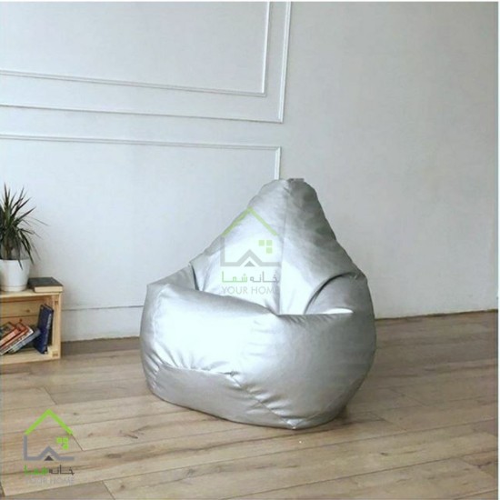 مبل شنی هپی چیر تک نفره نقره ای