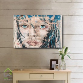 تابلو مدرن لاکچری طرح چهره