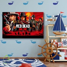 تابلو دیواری کنسول بازی پلی استیشن و ایکس باکس رد دد Red Dead Redemption II