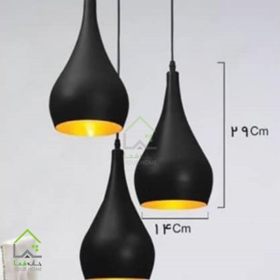لوستر اشپزخانه شپیوری رنگ سفید
