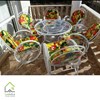 میز و صندلی فلزی باغی مدل گلبرگ