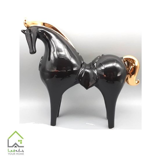 مجسمه سرامیکی اسب ایرانی