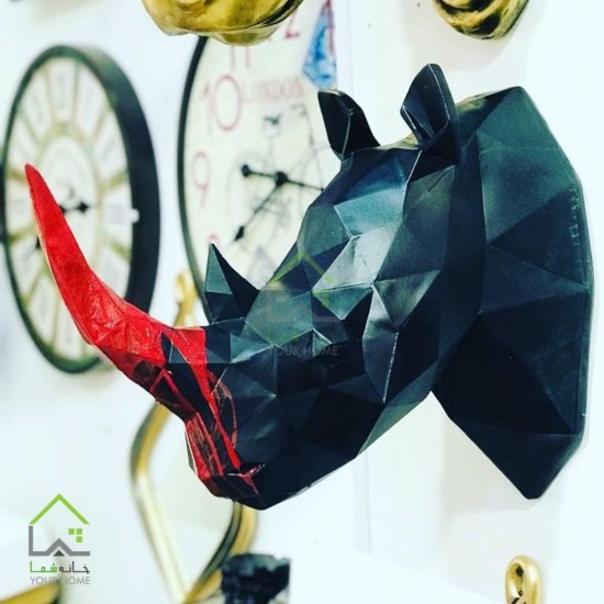 دیوار کوب سر کرگدن