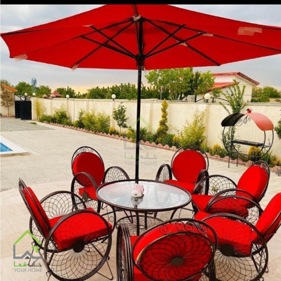 چتر باغی پایه وسط