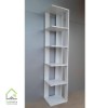 کتابخانه سفید کنج دیوار