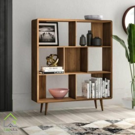 کتابخانه چوبی پایه‌دار