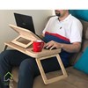 میز چوبی تاشو لپ تاپ