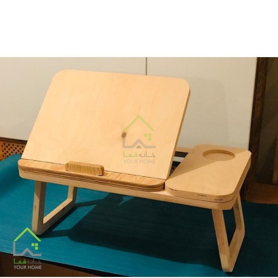 میز لپ تاپ تاشو چوبی