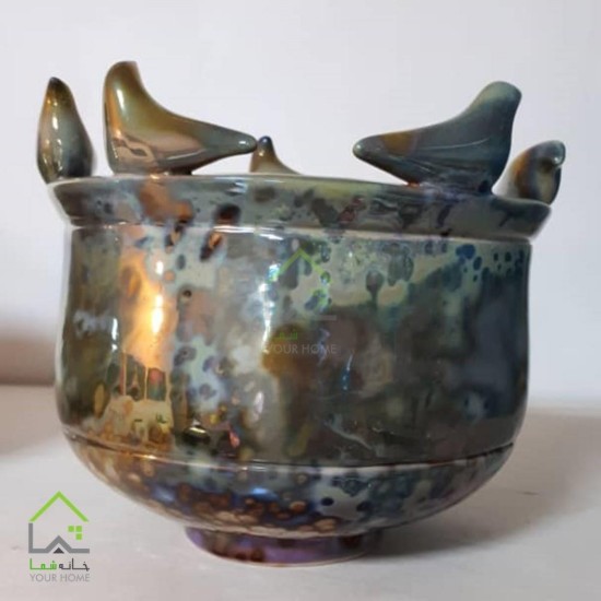 ظرف دکوری پرنده