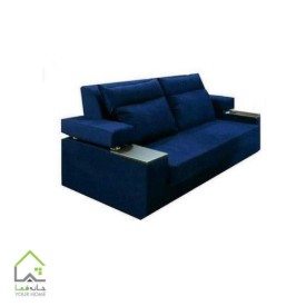 مبل تخت خواب شو دونفره با دسته کنسول