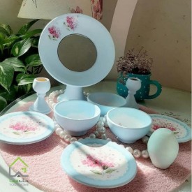 هفت سین سفالی آبی