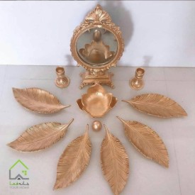 ظرف هفت سین برگ طلایی