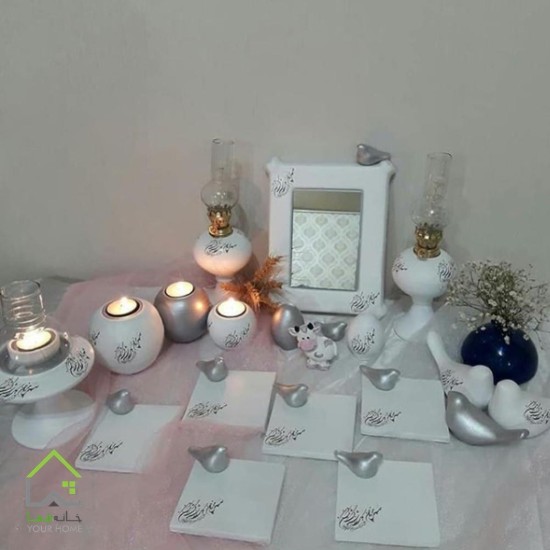 ظرف سفره هفت سین طرح نستعلیق