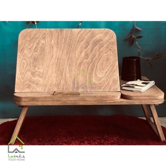 میز لپ تاپ تاشو چوبی