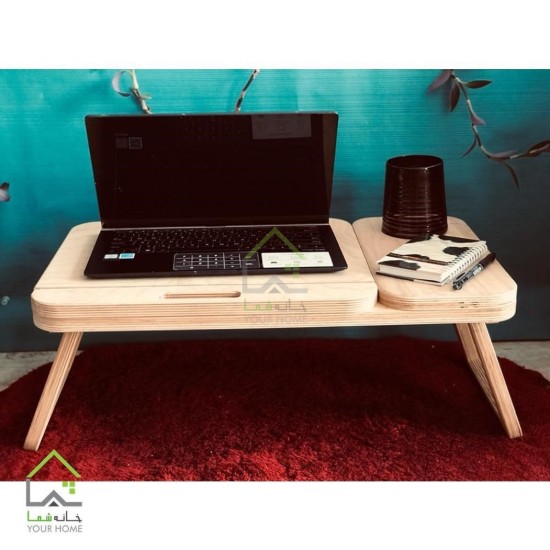 میز لپ تاپ تاشو چوبی