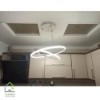 لوستر مدرن اس ام دی دو طبقه دایره ای 30*50