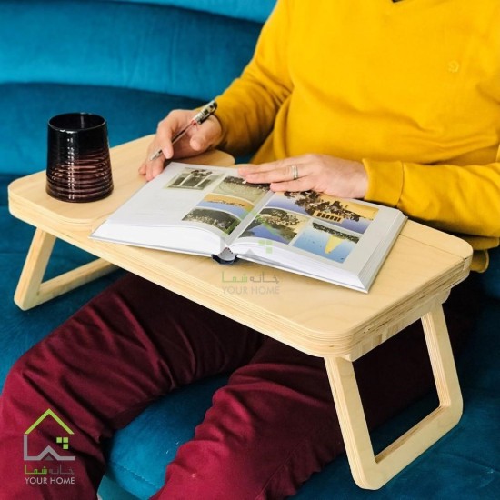 میز لپ تاپ تاشو چوبی