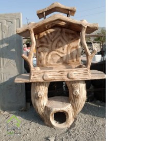باربیکیو سیمانی طرح درخت