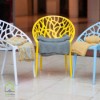 صندلی پلاستیکی با طرح شاخ و برگ