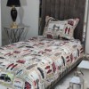 روتختی یک نفره طرح کارت پستالی