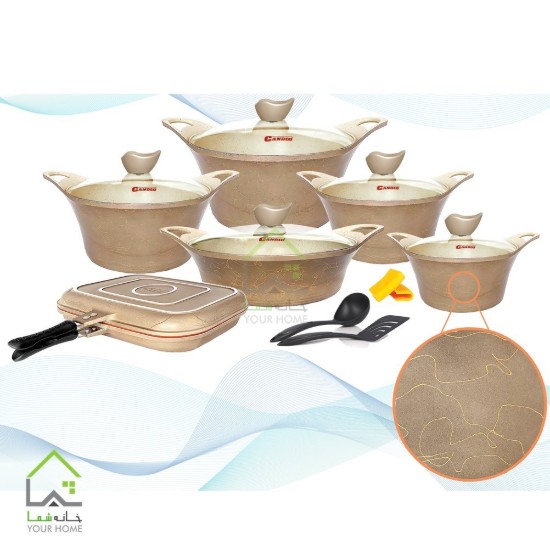 سرویس 15 پارچه کاندید مدل کاپری CAPRI