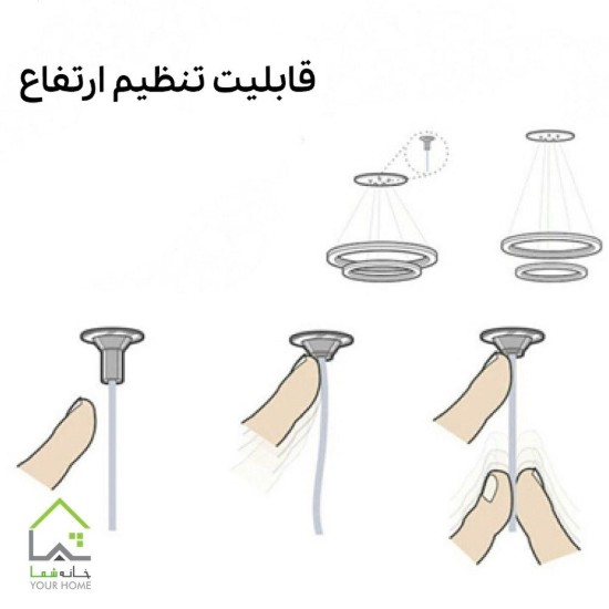 تک آویز اس ام دی کریستالی