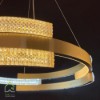 لوستر مدرن کریستالی طرح حلقه ای