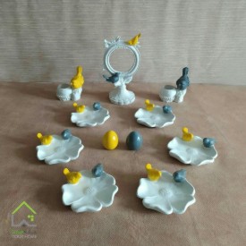 ظرف هفت سین سفالی