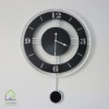 ساعت دیواری گرد پاندول دار