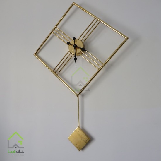 تصویر ساعت دیواری لوزی
