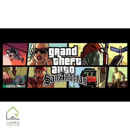 تابلو دکوراتیو بازی gta san andreas