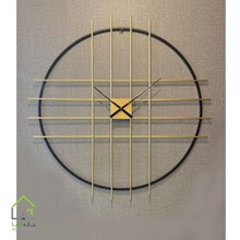 ساعت دیواری گرد فلزی مدل ماینس