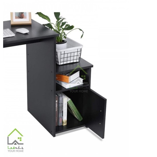 میز تحریر با کتابخانه کمجا