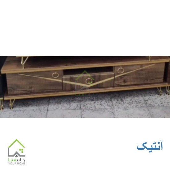 میز تلویزیون پایه استیل مدل v