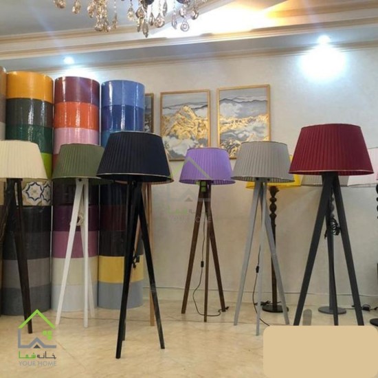 آباژور ایستاده چوبی