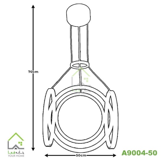 لوستر رینگی SMD
