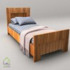 تختخواب یک نفره چوبی