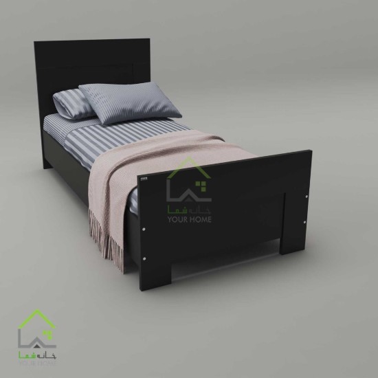 تختخواب یک نفره دو رنگ
