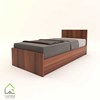 تختخواب یکنفره چوبی ژینوس