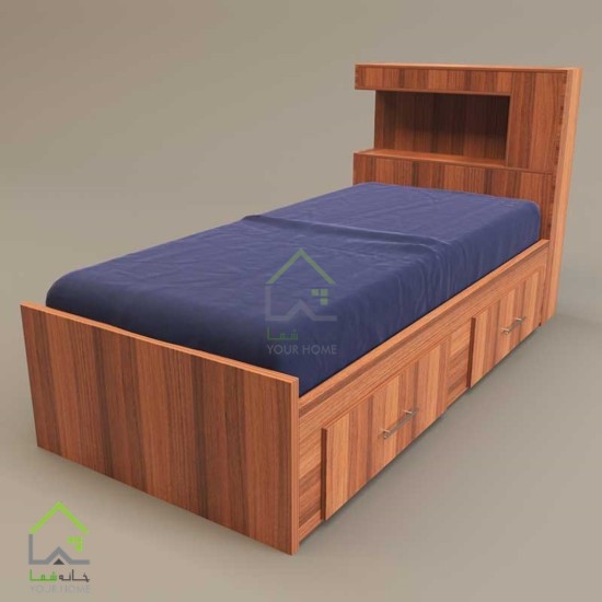 تخت خواب یک نفره مدل سینا