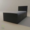 تخت یک نفره رایان رنگ مشکی
