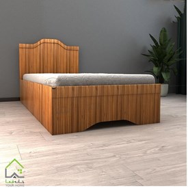 تخت یکنفره چوبی مدل سمر