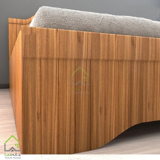 تخت یکنفره چوبی مدل سمر