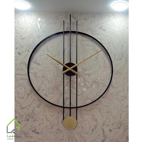 ساعت دیواری فلزی مدل پاندول